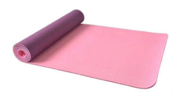 TPE Yoga Mat - Non-Slip Fitness Exercise Mat, Two Colors
