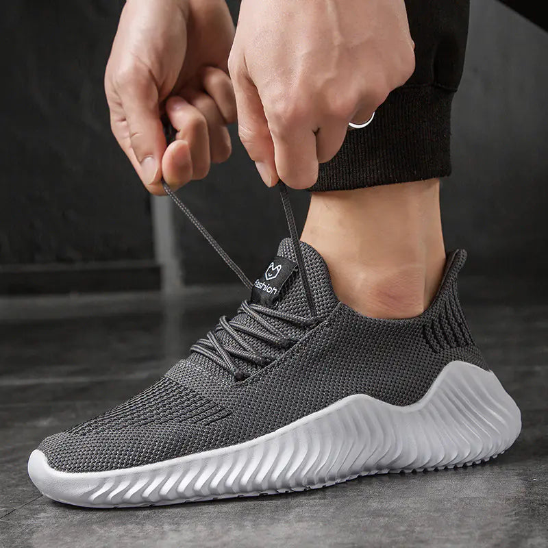 Breathable Flyknit Athletic Casual Shoes