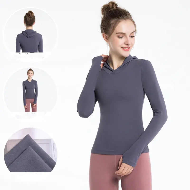 Long Sleeve Yoga Outfit for Fitness and Exercise