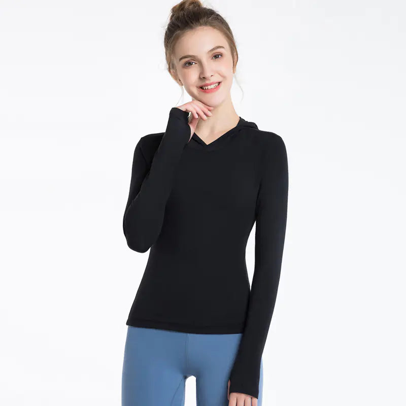 Long Sleeve Yoga Outfit for Fitness and Exercise