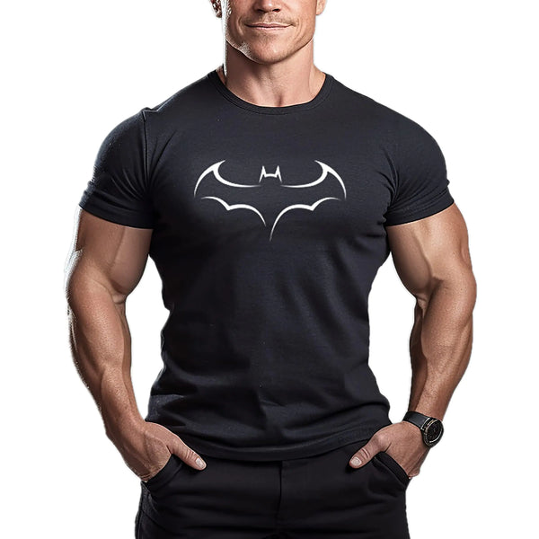 ReedCA Bat - Mens Bodybuilding T-Shirt - Gym Training Top Fashion Workout Shirts Hipster Shirt Fitness