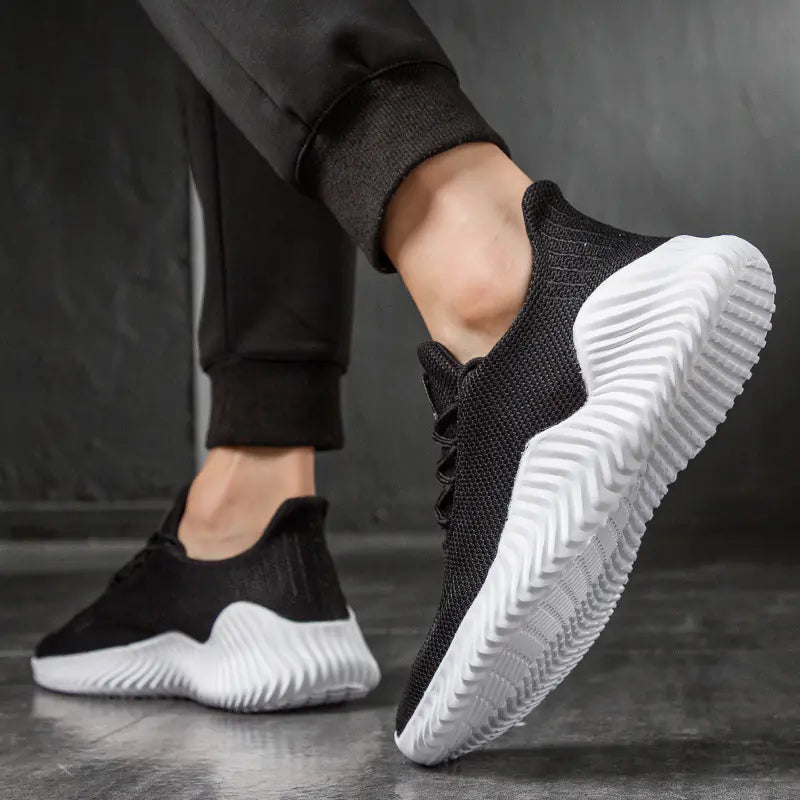Breathable Flyknit Athletic Casual Shoes