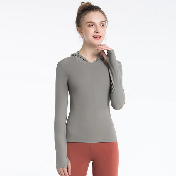 Long Sleeve Yoga Outfit for Fitness and Exercise