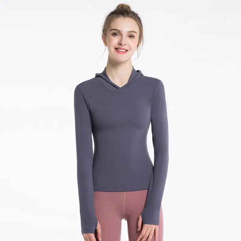 Long Sleeve Yoga Outfit for Fitness and Exercise