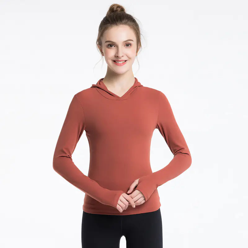 Long Sleeve Yoga Outfit for Fitness and Exercise