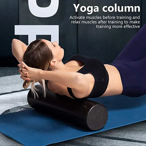 Yoga Foam Roller for Back Massage and Pilates Exercise