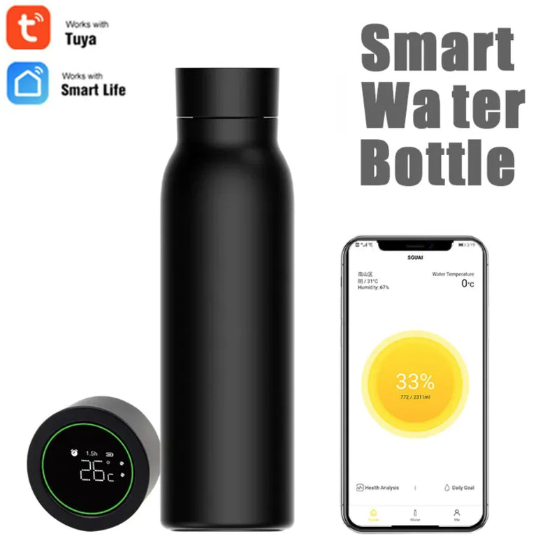 Smart Bluetooth Temperature Display Water Bottle