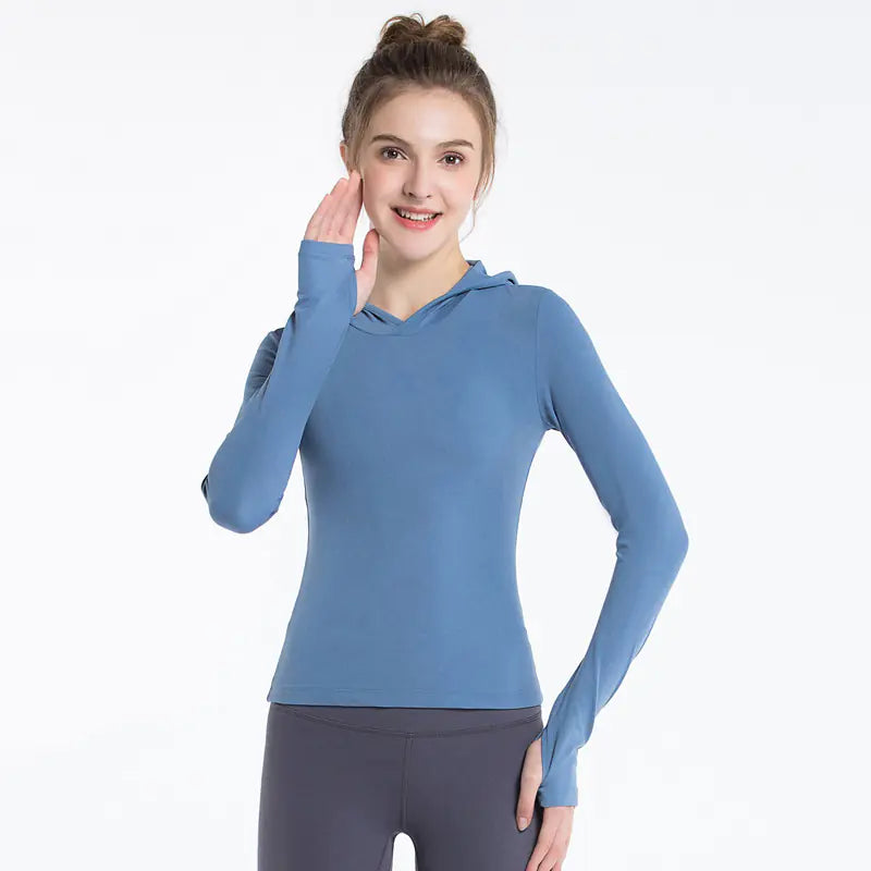 Long Sleeve Yoga Outfit for Fitness and Exercise